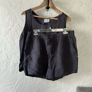 Parachute 100% Linen Tank/Short Set